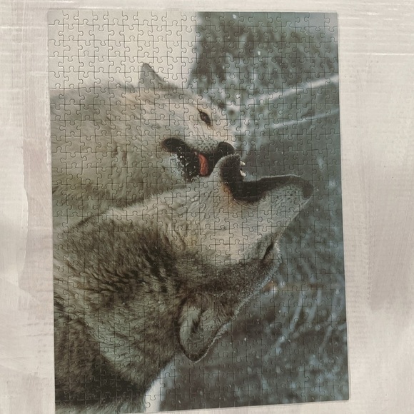 Ravensburger 500 piece puzzle Sawtooth Wolves 1997 - Picture 6 of 7